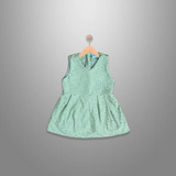 ZAINAB: mint green eyelet dress