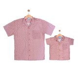 COOPER: pink button down