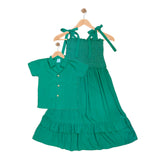 DAXTON: emerald green button down