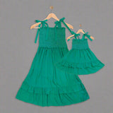 DAYTONA: emerald green smock dress