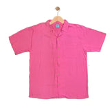 DAXTON: bubble gum pink button down