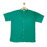 DAXTON: emerald green button down