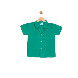 DAXTON: emerald green button down