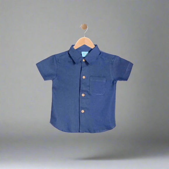 EDISON: chambray button down