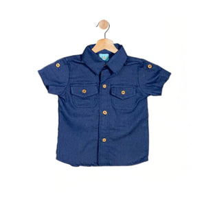 GUSTAV: chambray button down