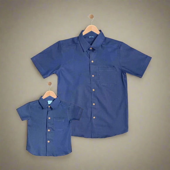 EDISON: chambray button down