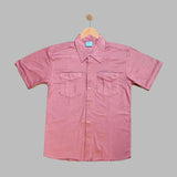 ISADORE: fandango pink button down