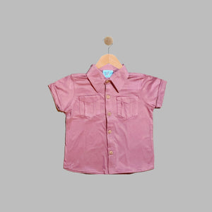 ISADORE: fandango pink button down