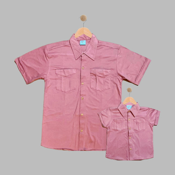 ISADORE: fandango pink button down