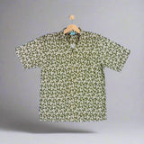 JACK  moss green linen button down