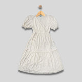 ZANA: ivory eyelet dress