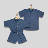 CHLOE: chambray romper