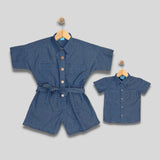 CHLOE: chambray romper