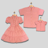 DALLAS: blush peach button down