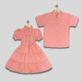 DALLAS: blush peach button down