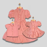 DALLAS: blush peach button down