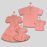 DALLAS: blush peach button down