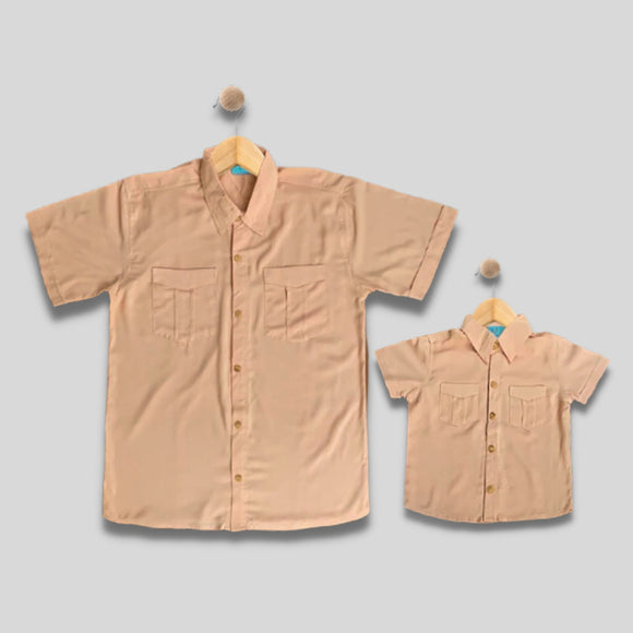 ENZO: nude button down