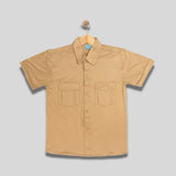 FERDIE: desert tan button down