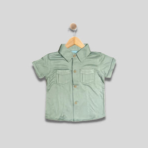 FERDIE: pistachio button down