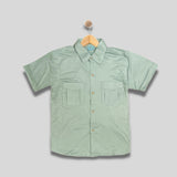 FERDIE: pistachio button down