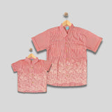 OSCAR: coral floral top