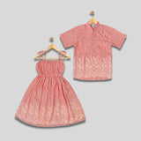 OSCAR: coral floral top