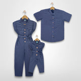 KAYDEN A: blue jumpsuit