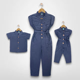 KAYDEN A: blue jumpsuit