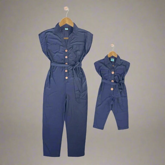 KAYDEN A: blue jumpsuit