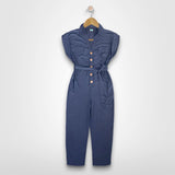 KAYDEN A: blue jumpsuit