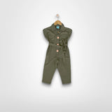 KAYDEN B: army green jumpsuit