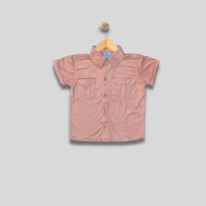 WESLEY: blush pink button down