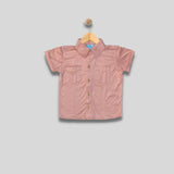 WESLEY: blush pink button down