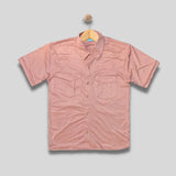 WESLEY: blush pink button down